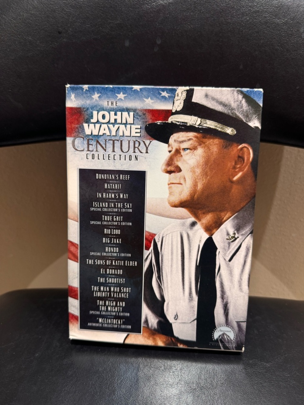 John Wayne Century Collection DVD Box Set - Blue/Red